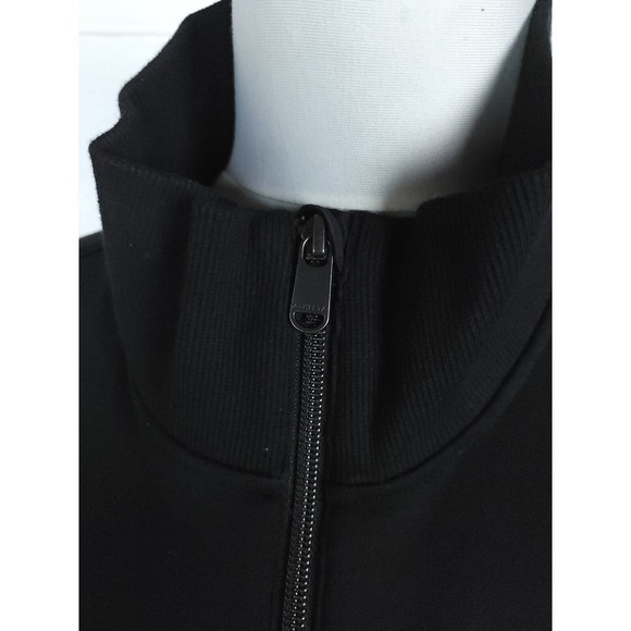 Athleta Womens Triumph Hybrid Half Zip Pullover Sweatshirt‎ Black Large - Picture 6 of 10
